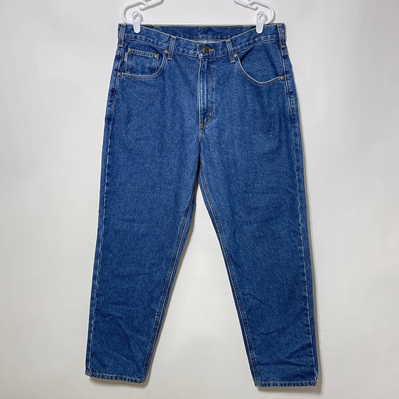 Carhartt Jeans Carhartt Jeans Men 38x3 Blue Denim 00 Cotton B18